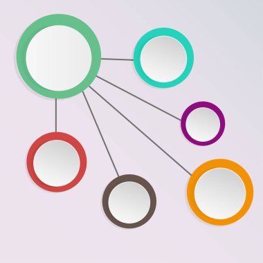 Beyaz-pembe arka planda bilgi tasarımı. Eps 10 vektör dosyası.