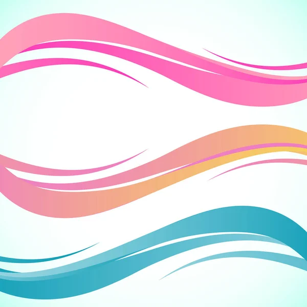 Soyut renk dalgası tasarım elemanı. Hafif arkaplanda yumuşak dinamik biçim.