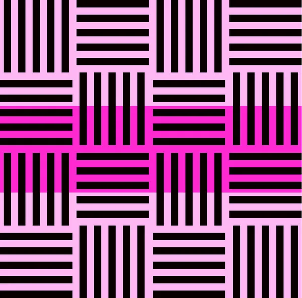 Yatay çizgi ile çizgili seamless modeli. Siyah ve beyaz moda grafik tasarım. Sıkı grafik arka plan. Retro tarzı. Duvar kağıdı, ambalaj, tekstil, kumaş için şablon. Vektör çizim.