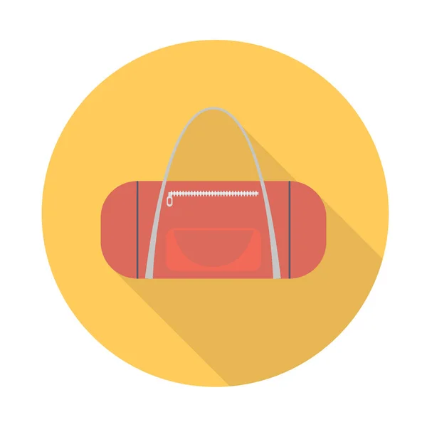 Bag Vector Flat Style Sports School Bag Vector Collection Bag — Stockvektor