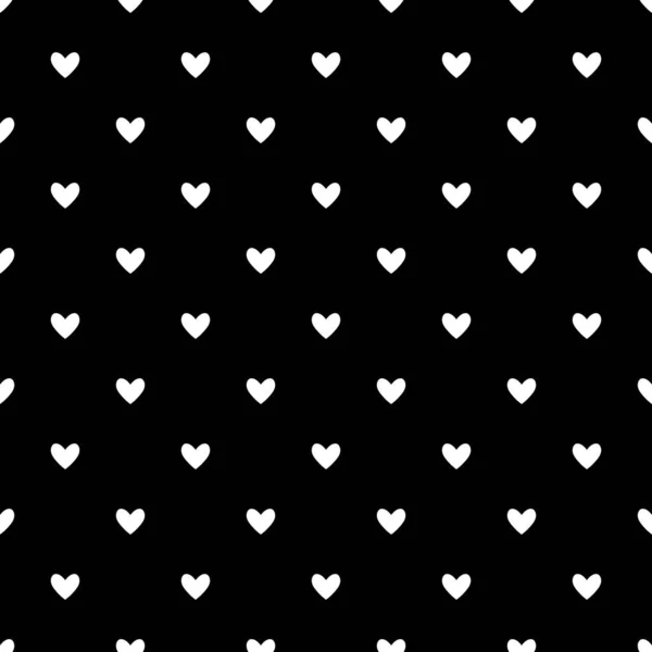 Small Cute Hearts Background Seamless Pattern Valentine Day Vector Illustration — Stock Vector