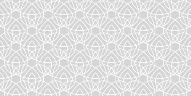 Openwork seamless pattern. Luxury geometric abstract background. Vector illustration.