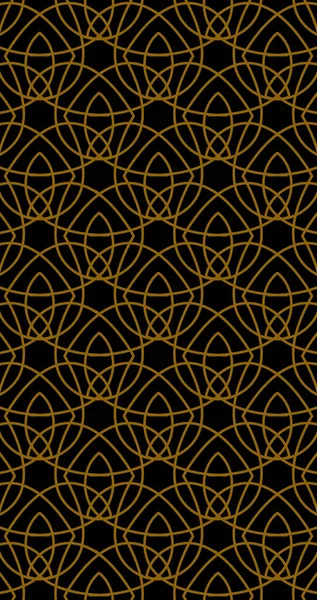 Openwork Seamless Pattern Luxury Geometric Abstract Background Vector Illustration — Stockvektor