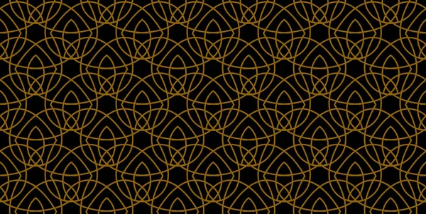 Openwork Seamless Pattern Luxury Geometric Abstract Background Vector Illustration — Stockvektor