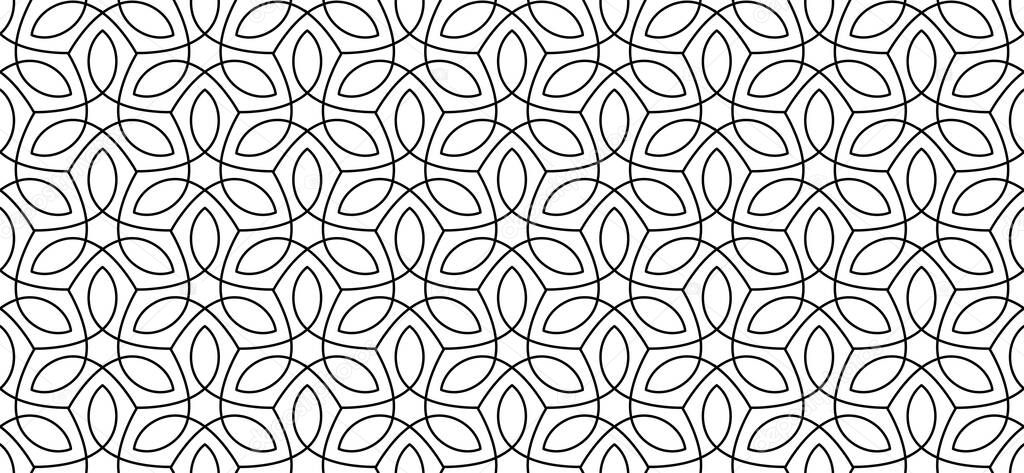 Elegant seamless pattern. Luxury geometric abstract background. Vector illustration.