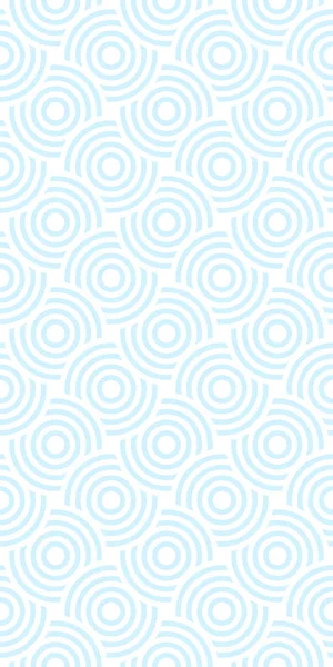 Vector Seamless Pattern Concentric Circles Modern Geometric Abstract Background — Διανυσματικό Αρχείο