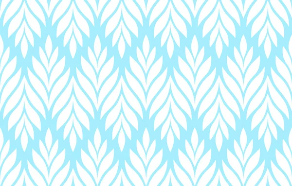 Geometric Seamless Pattern Leaves Stylish Abstract Floral Background Vector Illustration — Stockvektor