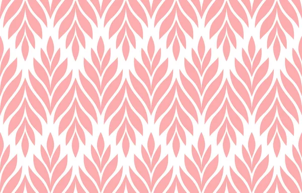 Geometric Seamless Pattern Leaves Stylish Abstract Floral Background Vector Illustration — Image vectorielle