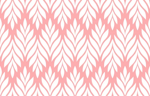 Geometric Seamless Pattern Leaves Stylish Abstract Floral Background Vector Illustration — Stockvector