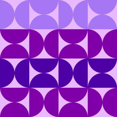 Yarım daire şeklinde kusursuz bir desen. Vektör illüstrasyonu.