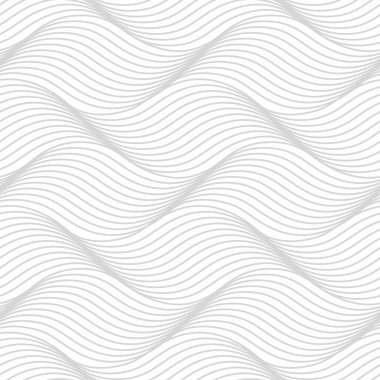 Tek renkli dalgalı çizgiler, pürüzsüz desen. Vektör soyut çizgili arka plan.