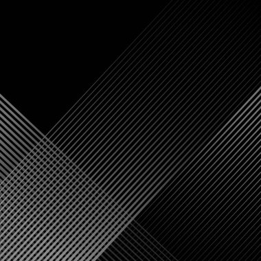 Çapraz çizgileri olan zarif siyah soyut bir arkaplan. Vektör monokrom çizgili doku. En küçük sanat konsepti.