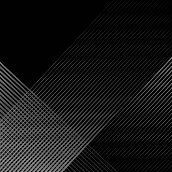 斜線でエレガントな黒の抽象的な背景 ベクトルモノクロストライプテクスチャ ミニマルアートのコンセプト — ストックベクタ