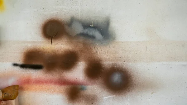 Random painted on concrete wall.   Abstract background and backdrop.