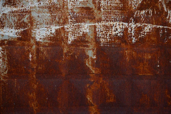 Heavily Rusted Metal Surface Rusty Background — Stockfoto