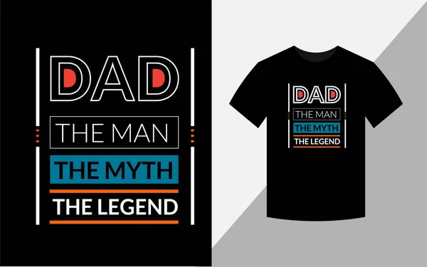 Dad Man Myth Legend Shirt Design — ストック写真