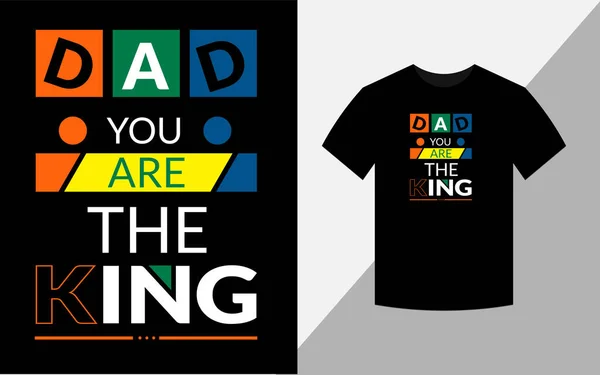 Dad You King Shirt Design — Stockfoto