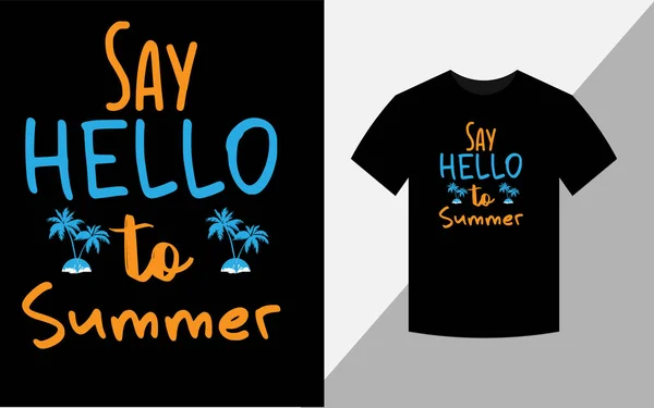 Hello to summer Svg Vector T Shirt Printable Design For Summer Lover