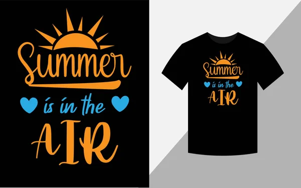Lato Powietrzu Svg Vector Shirt Printable Design Summer Lover — Zdjęcie stockowe