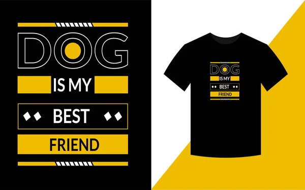 Hund Ist Mein Bester Freund Hund Shirt Design Für Hundeliebhaber — Stockfoto