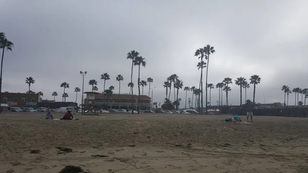 カリフォルニアビーチ 早朝の砂浜 — ストック写真