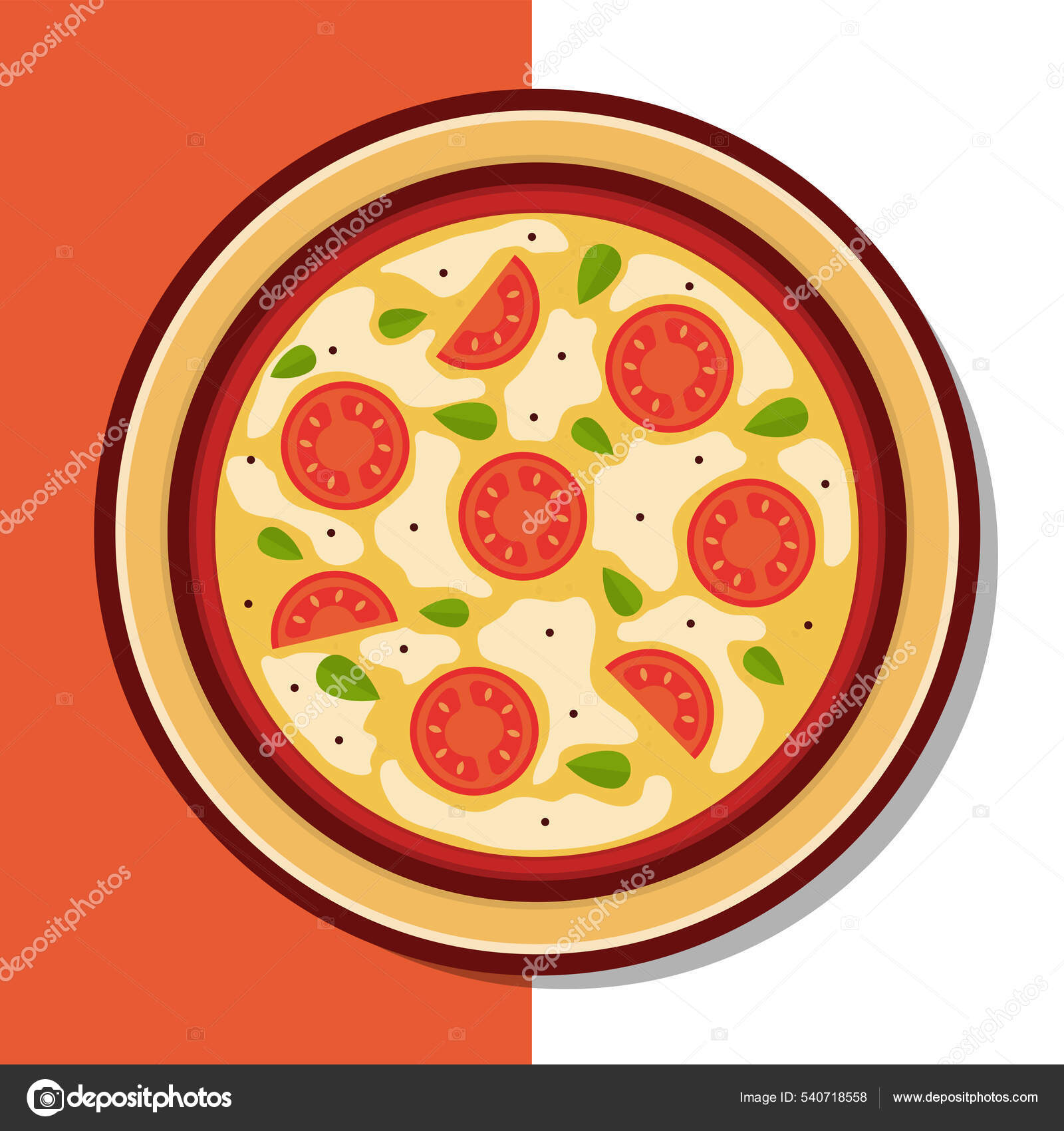 Italian Pizza Web Banner / Lading Page UI