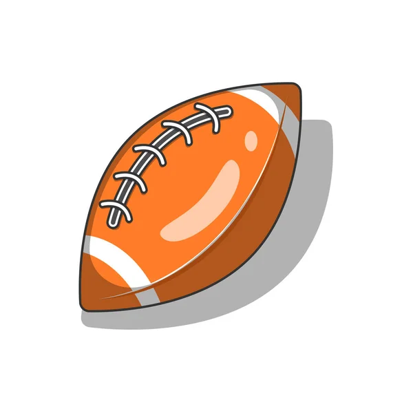 The design of the american football sport filled icon vector illustration, this vector is suitable for icons, logos, illustrations, stickers, books, covers, etc.