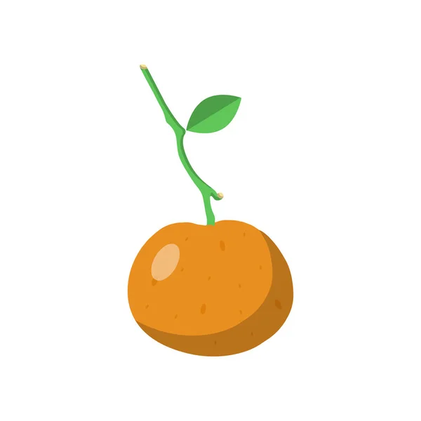 Orangefarbene Illustration Clean Icon Design Element Auf Isoliertem Weißen Hintergrund — Stockvektor