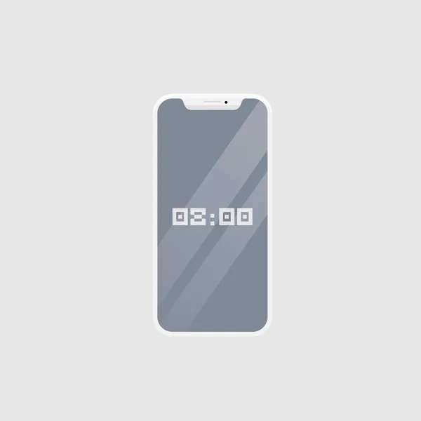 Smartphone Flache Illustration Clean Icon Design Element Auf Isoliertem Hintergrund — Stockvektor