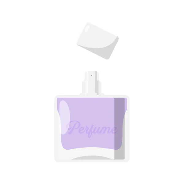 Perfume Flat Illustration Clean Icon Design Element Isolated White Background — Stockvektor