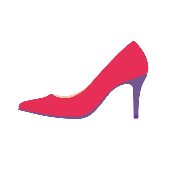 Tacones Altos Ilustración Plana Elemento Diseño Icono Limpio Sobre Fondo — Vector de stock