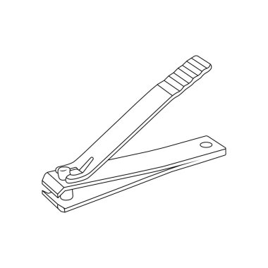 Tırnak Kırpıcı Beyaz Arkaplanda Simge ResimleriName