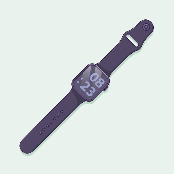 Wristwatch Vector Icon Illustration Outline Design Element Clip Art Web — Διανυσματικό Αρχείο