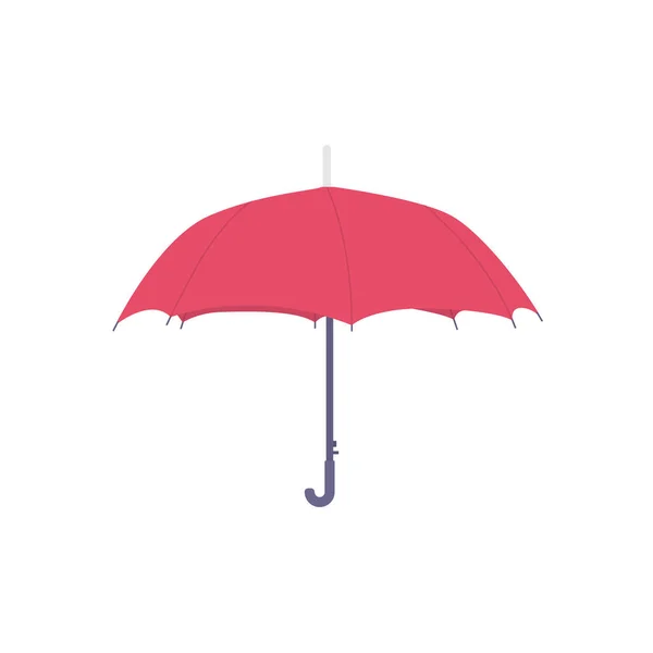 傘フラットイラスト 白い背景のアイコンデザイン要素をきれいにする — ストックベクタ