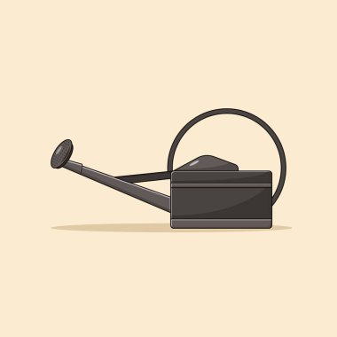 Watering Can Vector Icon Illustration with Outline for Design Element, Clip Art, Web, Landing page, Sticker, Banner. Düz Çizgi Film Biçimi
