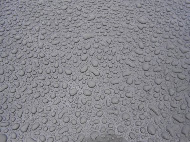 su cam üzerine bırakır. Makro