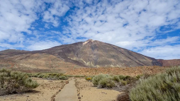 Volcan Conique Mont Teide Caldera Tenerife Espagne Haute Montagne — Photo