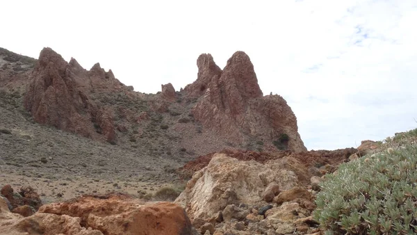 Rock Formations Caldera Teide National Park Tenerife —  Fotos de Stock