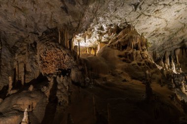 Slovenya 'da Postojna mağarası aydınlatıldı