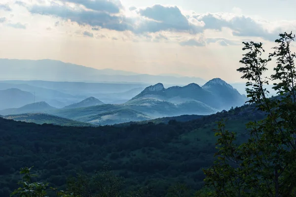 Гірська Сцена Сонячний День Хорватія — стокове фото