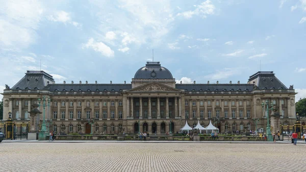 Royal Palace King Belgium Sunny Summer Day Brussels Belgium — Stockfoto