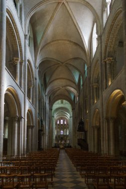 Erkekler manastırı L 'Abbaye-aux-Hommes, Caen, Normandiya, Fransa