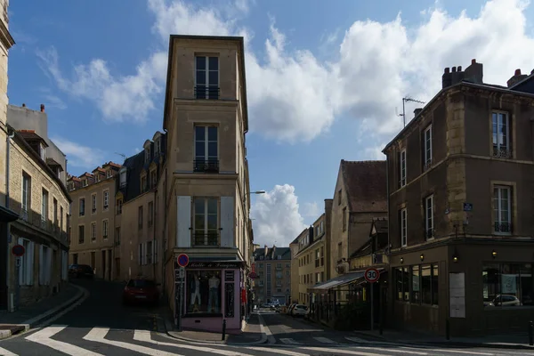 Typisk Gata Franska Caen Normandie Frankrike — Stockfoto