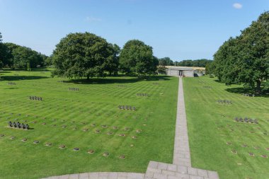 German Military Cemetery and Memorial at La Cambe, Normandy, France.