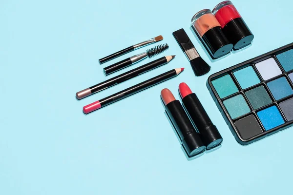 Makeup Lipstick Brushes Ready Use — Stockfoto