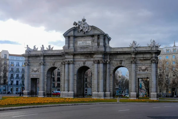 Puerta Del Sol Monumento Madrid — Foto Stock