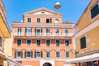 Ancient greek Mediterranean style facades