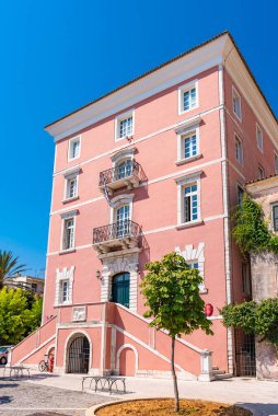 Ancient greek Mediterranean style facades