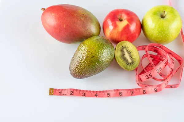 Planning Diet Fruits — Stock Photo, Image