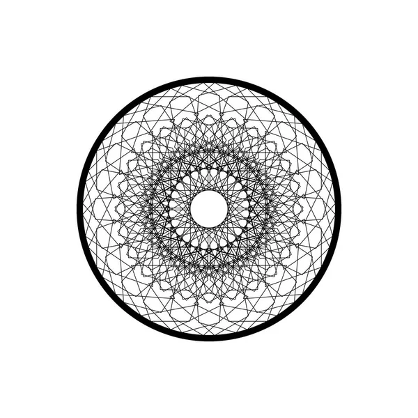 Mandala Vzor Oko Kolekce Vektorové Ilustrace — Stockový vektor